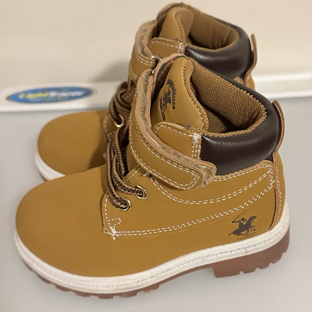 Beverly Hills Polo Club Tan & Brown Kids Boots